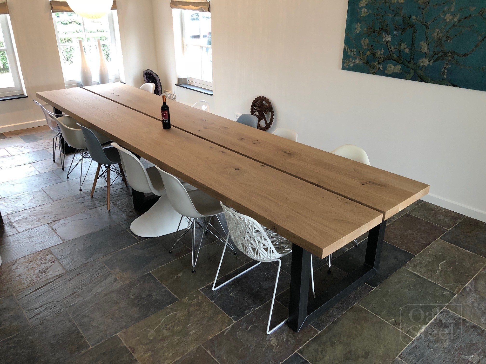 het laatste BES Omgaan Tafel op maat - Oak & Steel